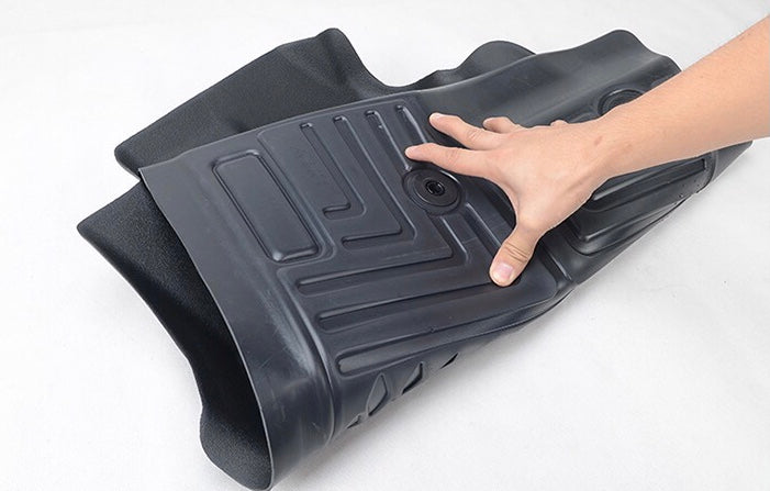 Mitsubishi Pajero Floor Mats  Styling Double Layer Custom Floor Mats for 2007- 2023 All-Weather TPE Rubber Waterproof Floorliner + Trunk Backrest Pad – Premium Interior Car Accessories
