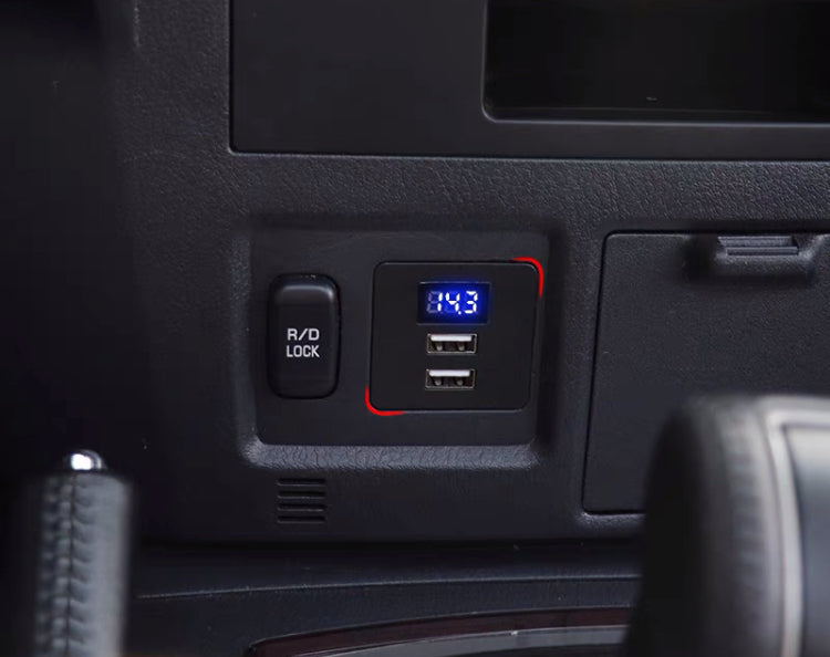 Pajero USB Interface V97 V93 V87 Original USB-Type Charging 220V Pajero Rear Inverter Charging Port Modification Accessories suitable 2007 up 2023