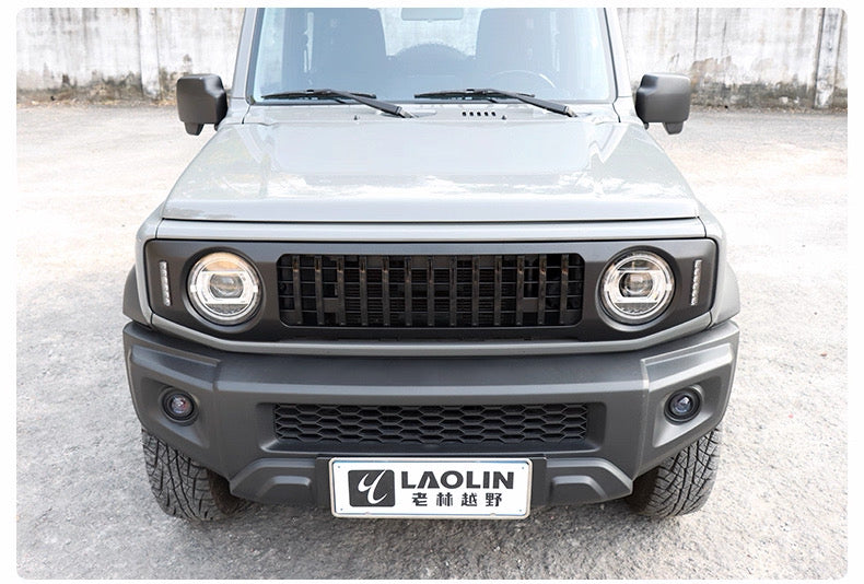 Suzuki Jimny Special Front Grille LED Side Suitable JB64 JB74 2018-2026 Grill Mesh Racing Grills Car Black Honeycomb