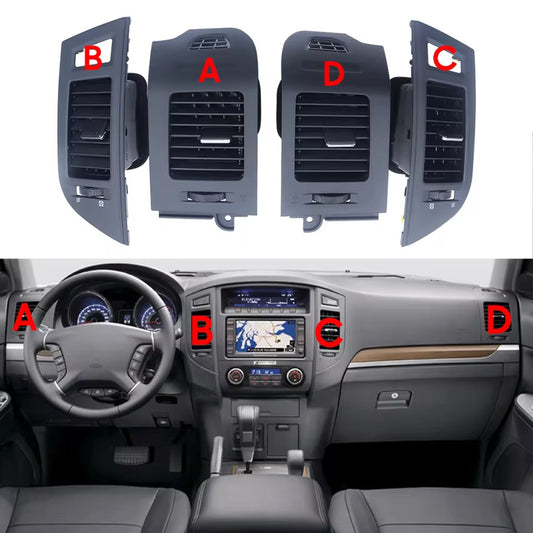 Mitsubishi Pajero Ac Vent Internal air vent Outlet For V87 V93 V95 V97 V98 2007-2022 Instrument Panel Board A/C Air Conditioner