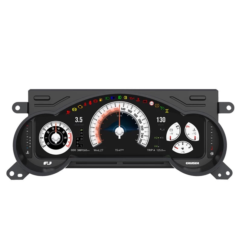 12.3-Inch Digital Dashboard Panel Virtual Instrument Cluster Speedometer for Toyota FJ Cruiser (2007–2023)