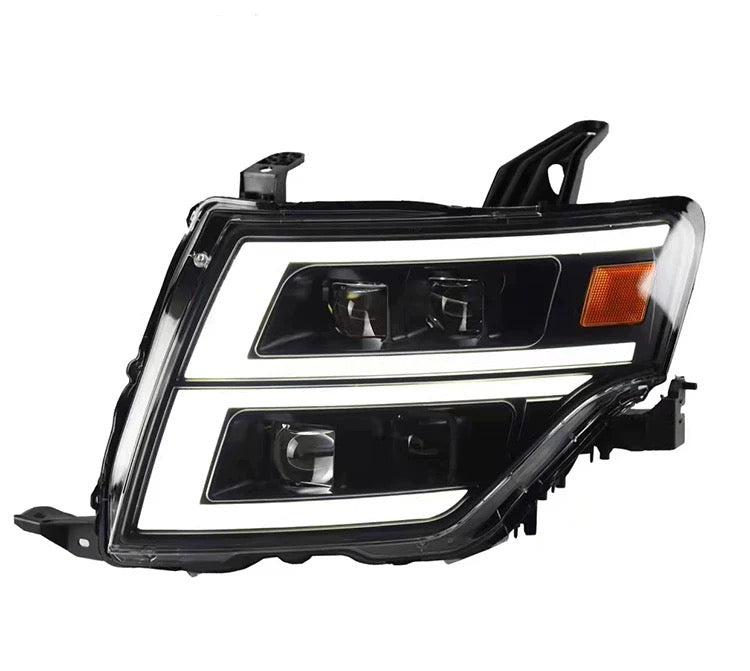 Mitsubishi Pajero V97 V93 Headlight Assembly with LED Daytime Running Lights DRL& dynamic Turn Signal v83 v73 v95 Modified 2007 up 2022 Front LED Lamp lens headlight streamer