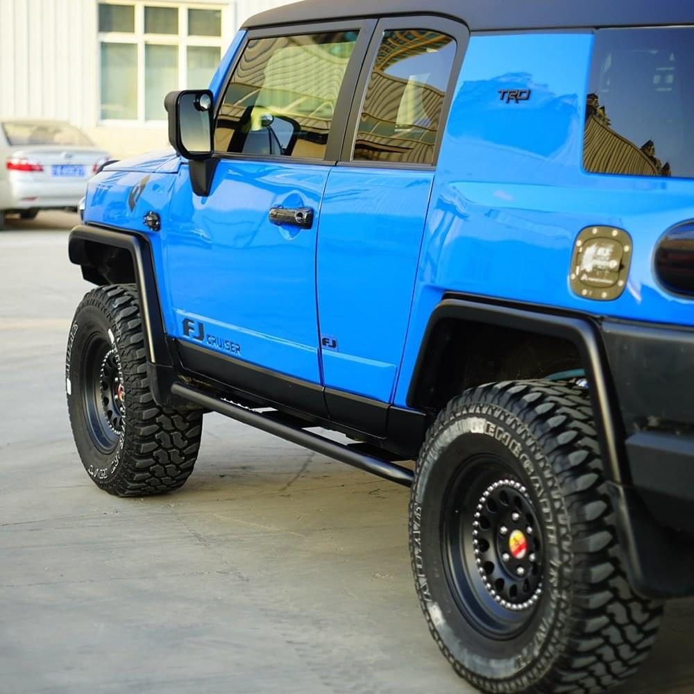 Fj Cruiser Side step Off-Road Side Steps Exterior Modification Accessories Steel 4x4 Pickup Off-road Auto Parts Universal Running Board for FJ Cruiser 2007- 2023 Side Step Nerf Bars Running Boards For Toyota