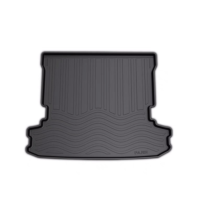 Mitsubishi Pajero Floor Mats  Styling Double Layer Custom Floor Mats for 2007- 2023 All-Weather TPE Rubber Waterproof Floorliner + Trunk Backrest Pad – Premium Interior Car Accessories