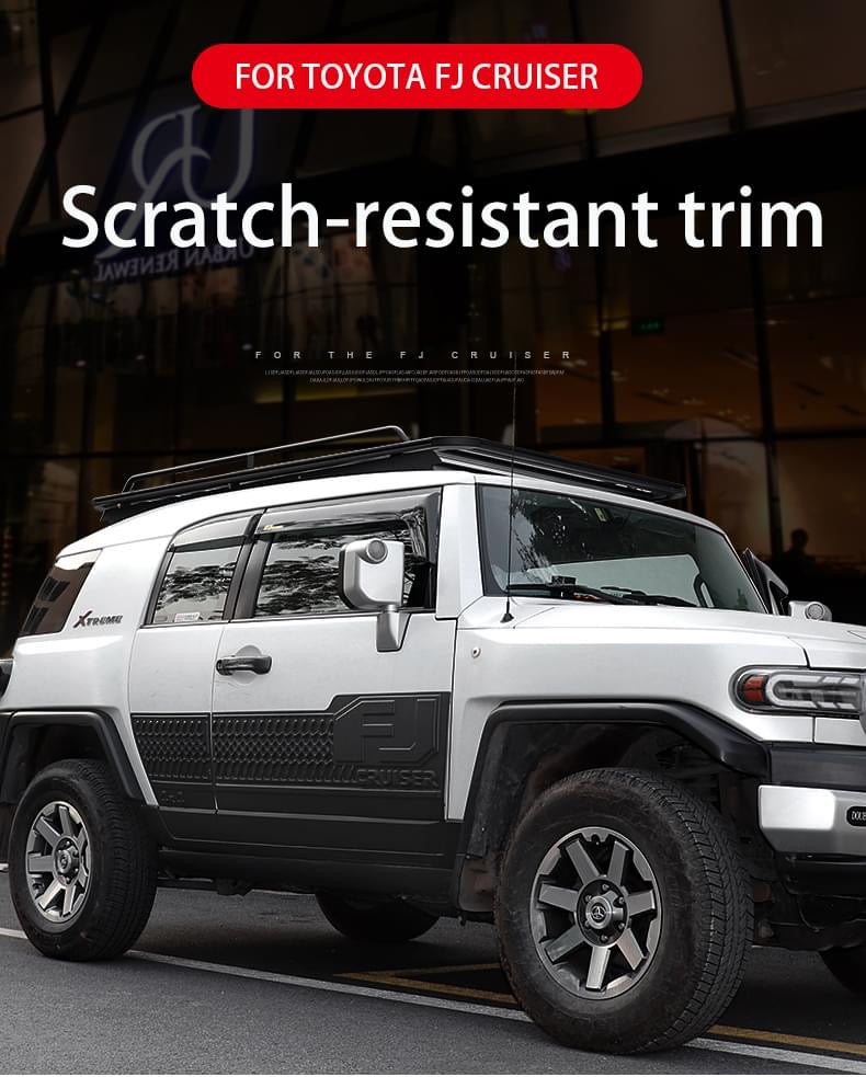 FJ Cruiser Door Anti-Rubbing Decoration Trim (2007–2023) – Scratch-Resistant Exterior Accessory