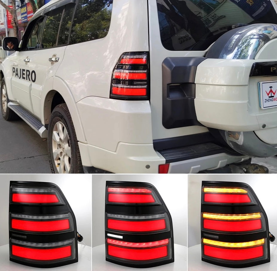 Tail Light For Mitsubishi Pajero V97 V93 V98 LED Rear Right Tail Brake Lights Rear Lamps Assembly High Quality Car LED Tail Light For Mitsubishi Pajero 2006-2023 Rear Running Light Brake Reverse Dynamic Turn Signal Car Accessories