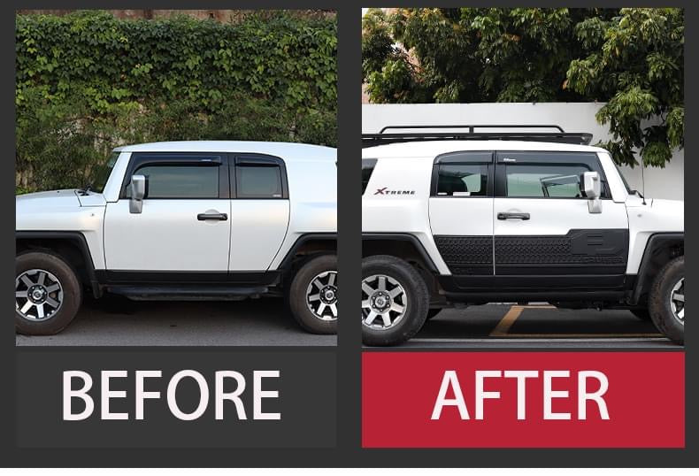 FJ Cruiser Door Anti-Rubbing Decoration Trim (2007–2023) – Scratch-Resistant Exterior Accessory