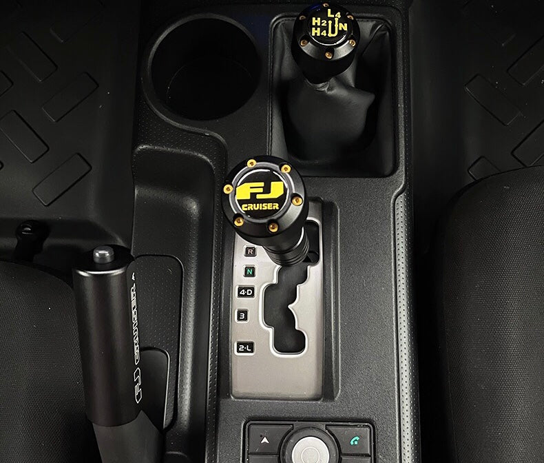 Toyota FJ Cruiser Gear Shift Knob Upgrade (2007–2023) Premium Gear Lever Modification – Interior Drive Rod Gear Head Accessory