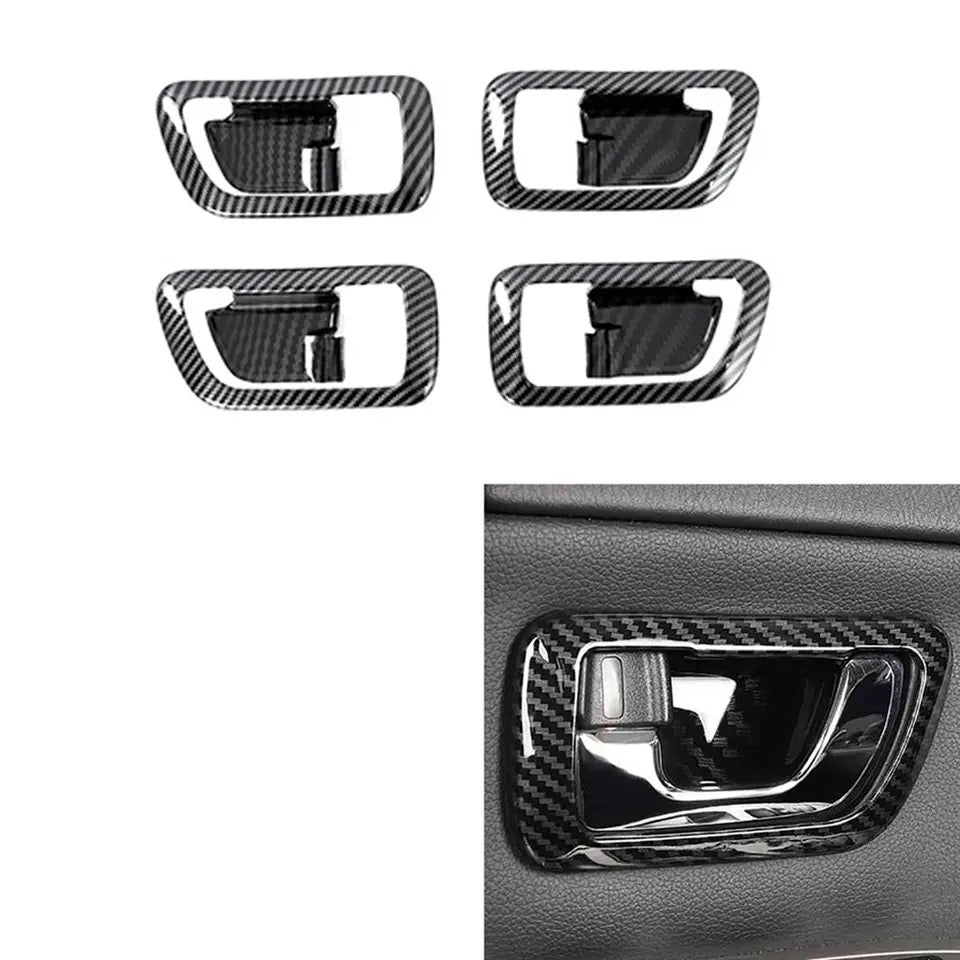 Mitsubishi Pajero Car Interior Carbon Stickers ABS Car Interior Protection Cover Body Kits For Mitsubishi Pajero 2007-2022 ABS Carbon Fiber Color Car Accessories Carbon Fiber Interior Modification 2007-2023 V97 V93 Interior Decoration Stickers