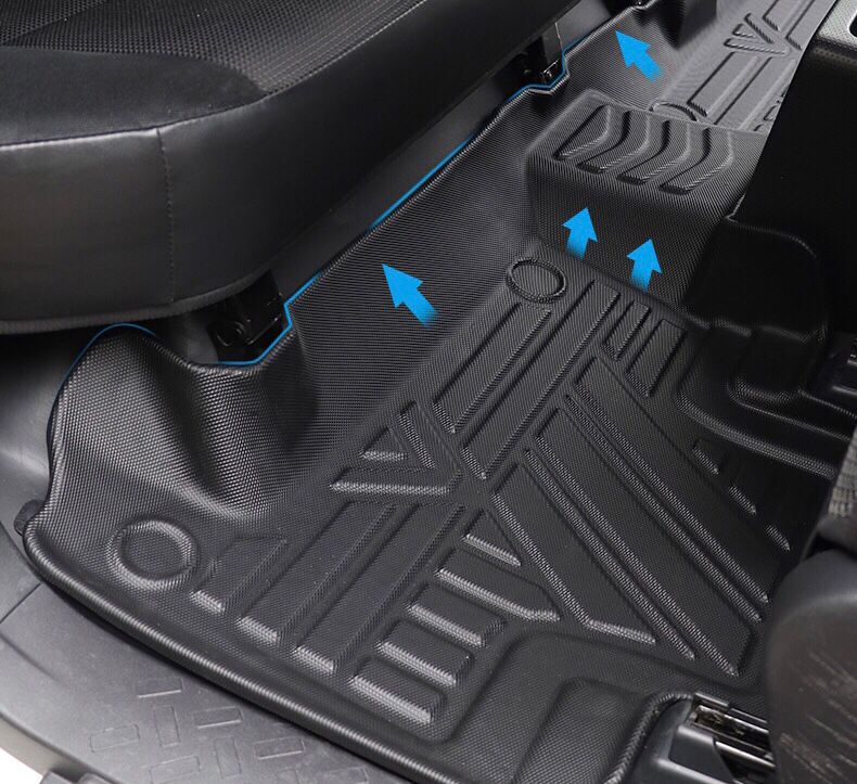 Toyota FJ Cruiser Styling Floor Mats Double Layer Custom Foot Pads Cover Interior for Toyota FJ Cruiser 2007-2023 Car Floor Mats Trunk Backrest Pad TPE Floorliner Rubber waterproof - interior car Accessories