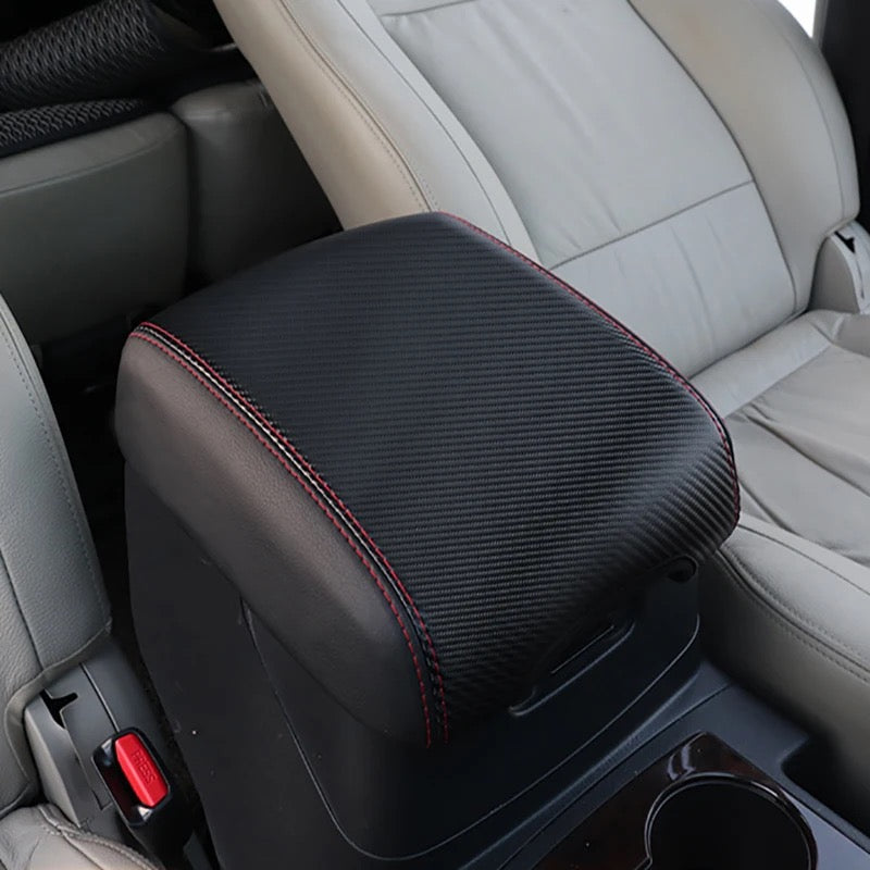 Mitsubishi Pajero Armrest Box Cover  Car Anti-dirty Pad PU Leather Protection Suitable for Mitsubishi Pajero V97 V93 V87 V77v73 Armrest Case, Please Specify the Model and Year  2007 up 2023 When Purchasing Accessories
