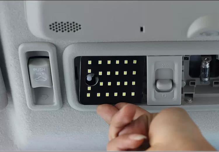 Mitsubishi Pajero Ceiling lamp LED modified reading lamp interior lamp auto parts LED shogun Montero V97V93 reading shed Reading Light Upgrade (2007–2023 Models) Interior Dome Lamp Modification | Bright White LED | Car Accessory Kit