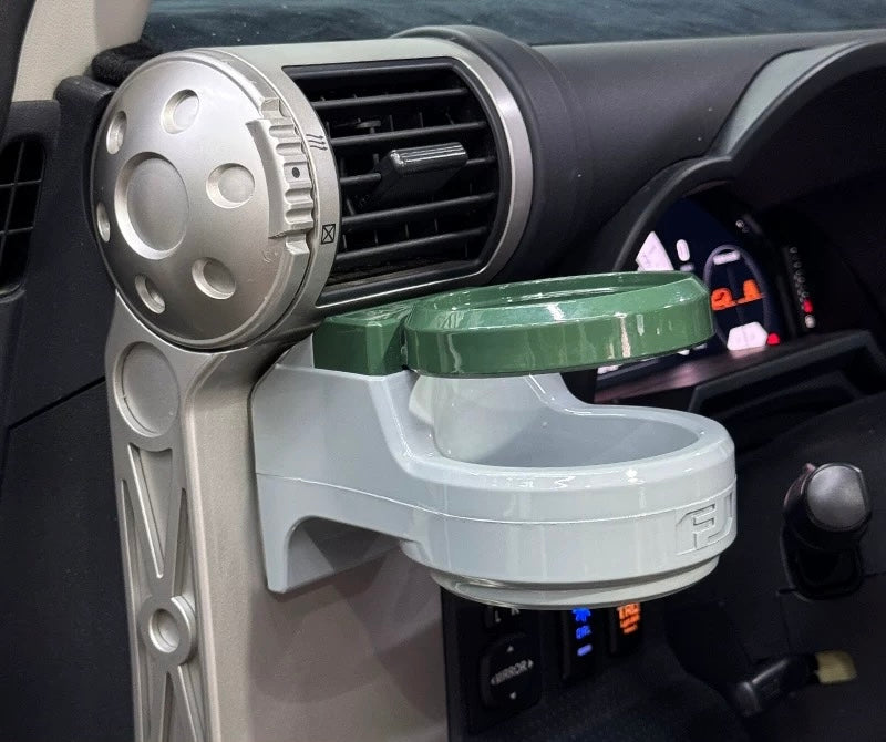 FJ Cruiser Air Vent Cup Holder & Phone Holder Car Drink Holder Fit for 2007-2023 Car Interior Drink Holder Set Water Bottle & Coffee Cup Holder Expander for Toyota FJ Cruiser