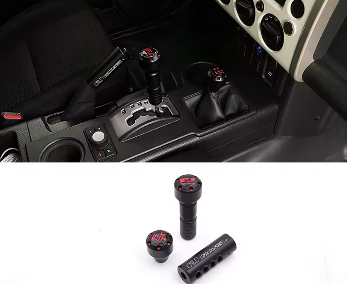 Toyota FJ Cruiser Gear Shift Knob Upgrade (2007–2023) Premium Gear Lever Modification – Interior Drive Rod Gear Head Accessory