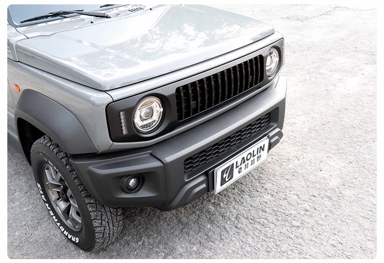 Suzuki Jimny Special Front Grille LED Side Suitable JB64 JB74 2018-2026 Grill Mesh Racing Grills Car Black Honeycomb