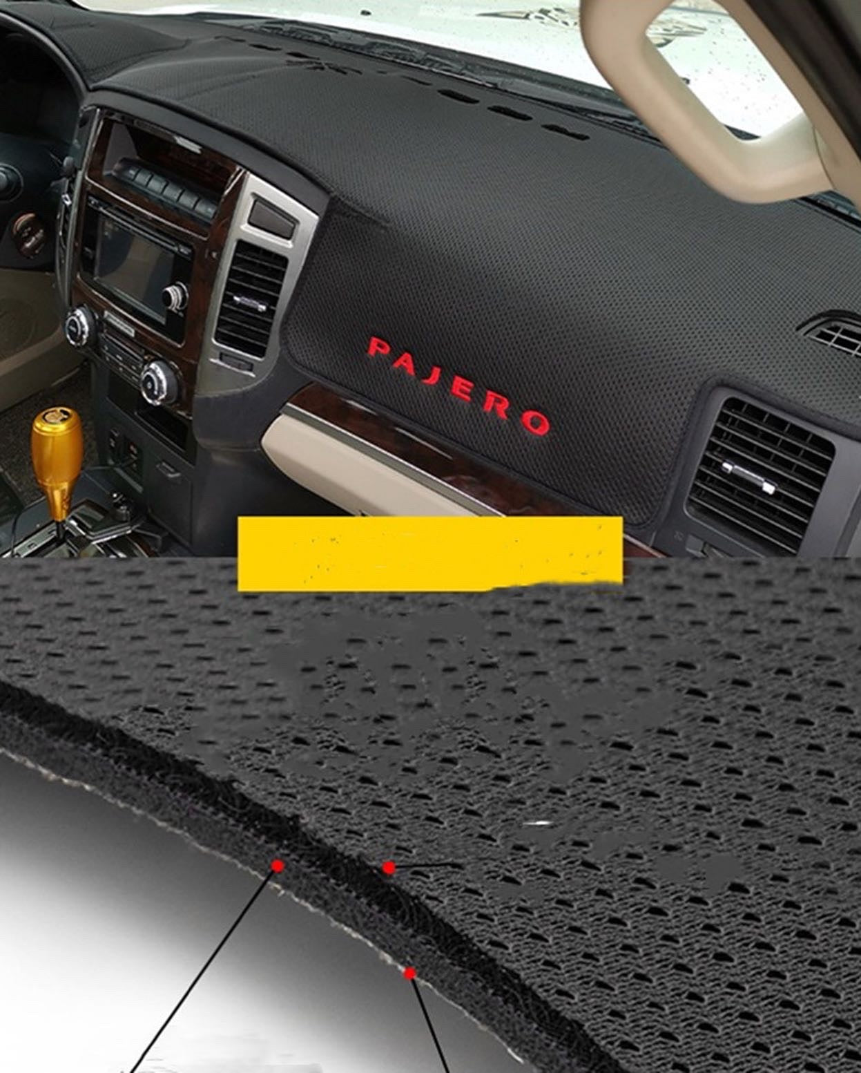 Pajero Dashboard Mat Mitsubishi Pajero Dashboard Covers Carpet pajero Sun Shade Protection Pad Dust Pad  Interior Accessories 2008 up