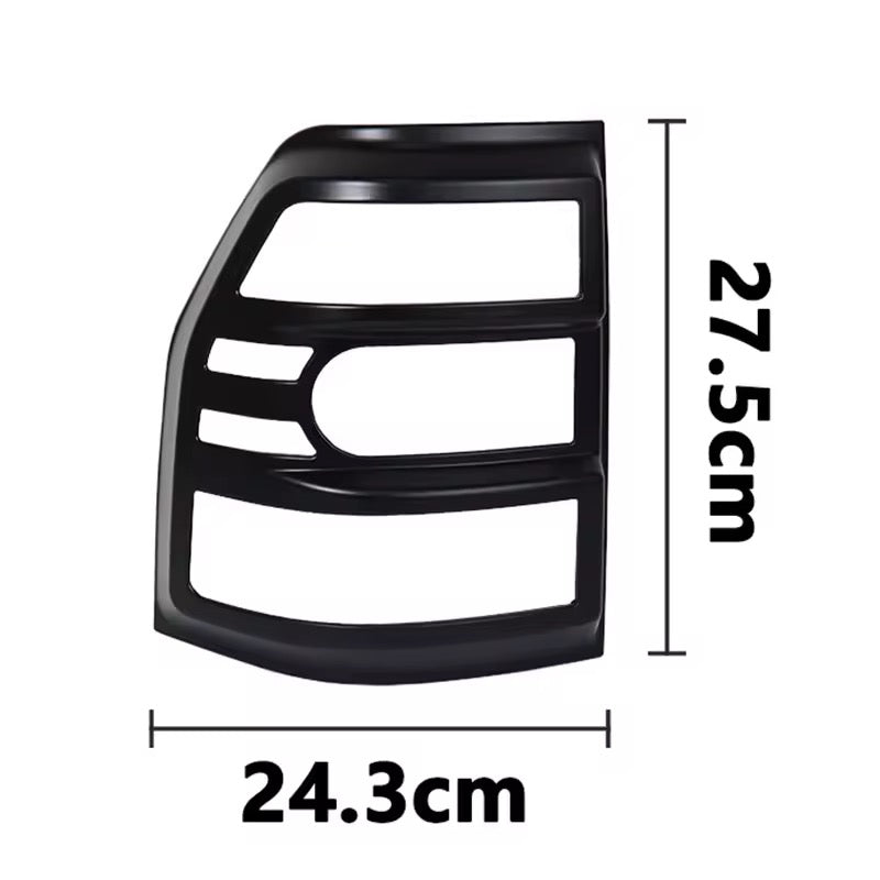 Mitsubishi Pajero Taillight Cover Decorative Frame – Rear Frame Taillight Protection Cover (4-Door, 2008–2022)