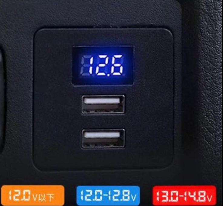 Pajero USB Interface V97 V93 V87 Original USB-Type Charging 220V Pajero Rear Inverter Charging Port Modification Accessories suitable 2007 up 2023