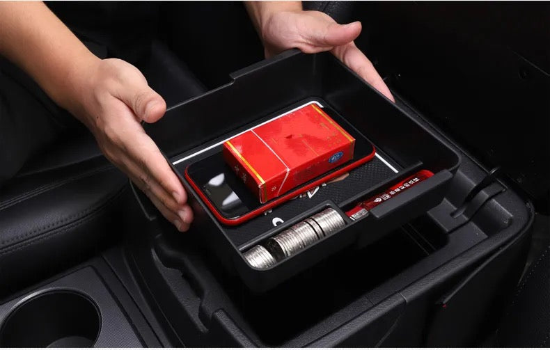 PAJERO Armrest Box Storage Pajero Center Console Storage Box V93 V97 V98 ABS Plastics Organizer Accessories