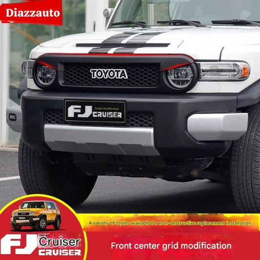 Front Grill for Toyota FJ Cruiser 2007-2023 – Custom Replacement Grille & Car Accessories multi designs and colors Suitable for fj cruiser grille modification black warrior front face grille accessories