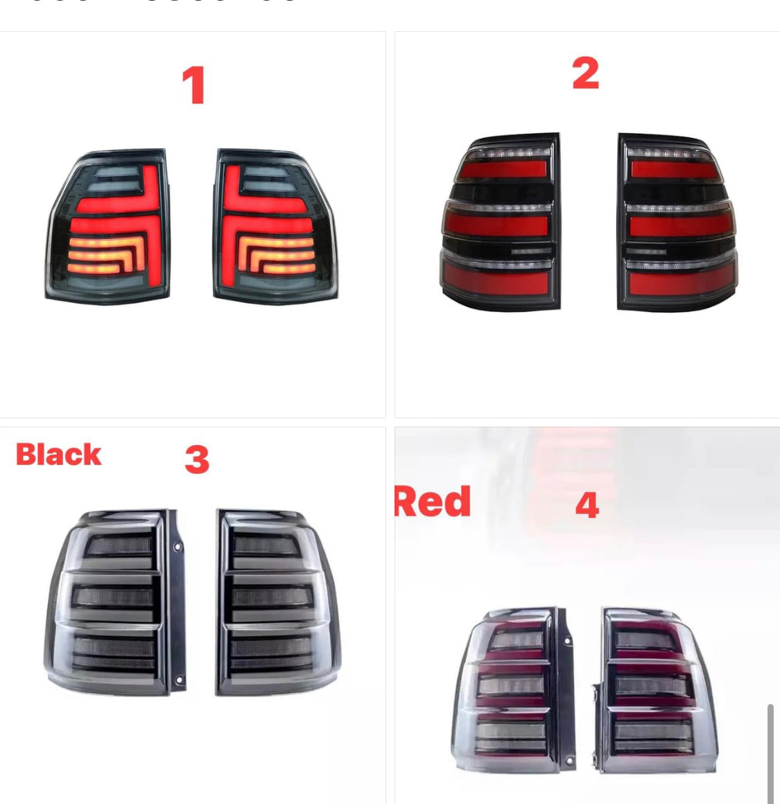 Tail Light For Mitsubishi Pajero V97 V93 V98 LED Rear Right Tail Brake Lights Rear Lamps Assembly High Quality Car LED Tail Light For Mitsubishi Pajero 2006-2023 Rear Running Light Brake Reverse Dynamic Turn Signal Car Accessories