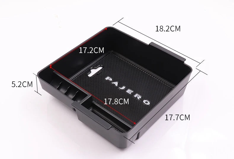 PAJERO Armrest Box Storage Pajero Center Console Storage Box V93 V97 V98 ABS Plastics Organizer Accessories