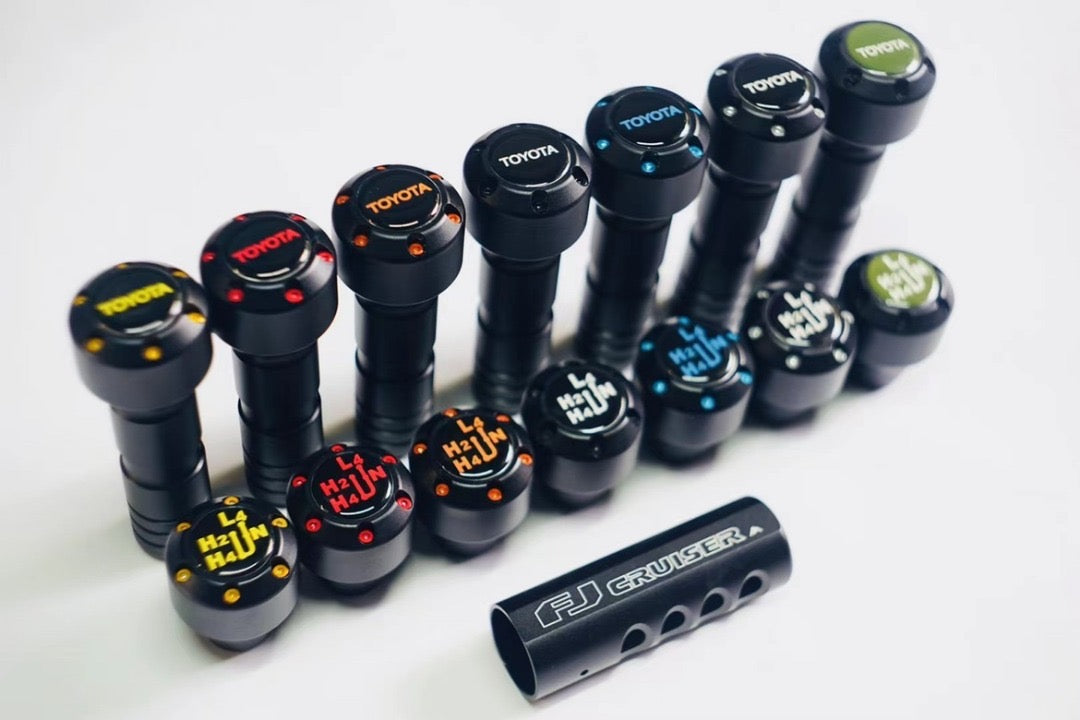 Toyota FJ Cruiser Gear Shift Knob Upgrade (2007–2023) Premium Gear Lever Modification – Interior Drive Rod Gear Head Accessory