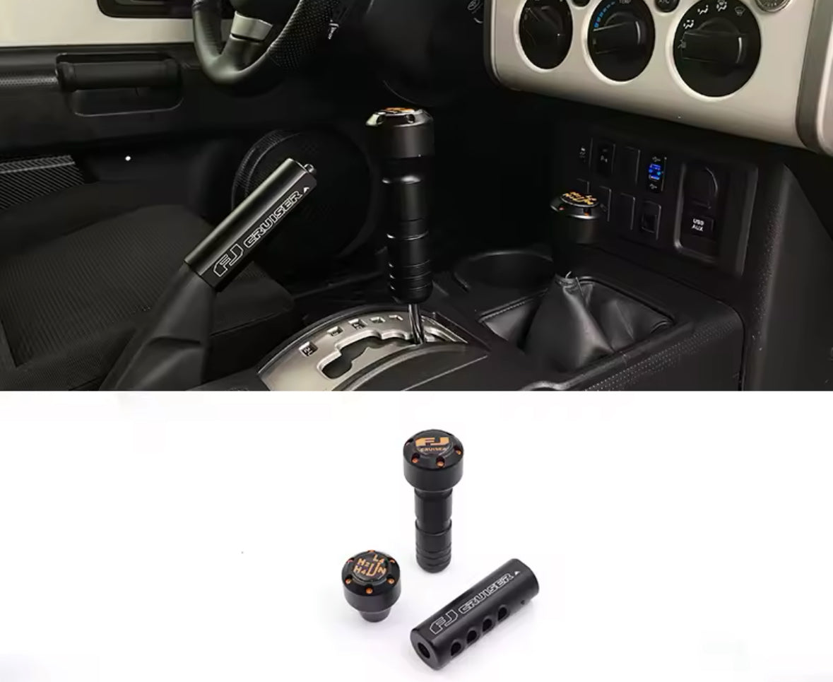 Toyota FJ Cruiser Gear Shift Knob Upgrade (2007–2023) Premium Gear Lever Modification – Interior Drive Rod Gear Head Accessory