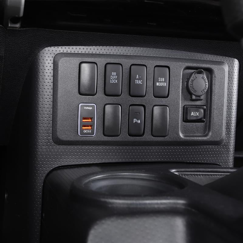 Toyota FJ Cruiser USB Charging FJ QC 3.0 Fast Charge Dual Charging Port USB Interface Socket Fast Car Charger Quick Charge Car Charging Adapter Use for VW Golf 7 Accessories Interior Accessories