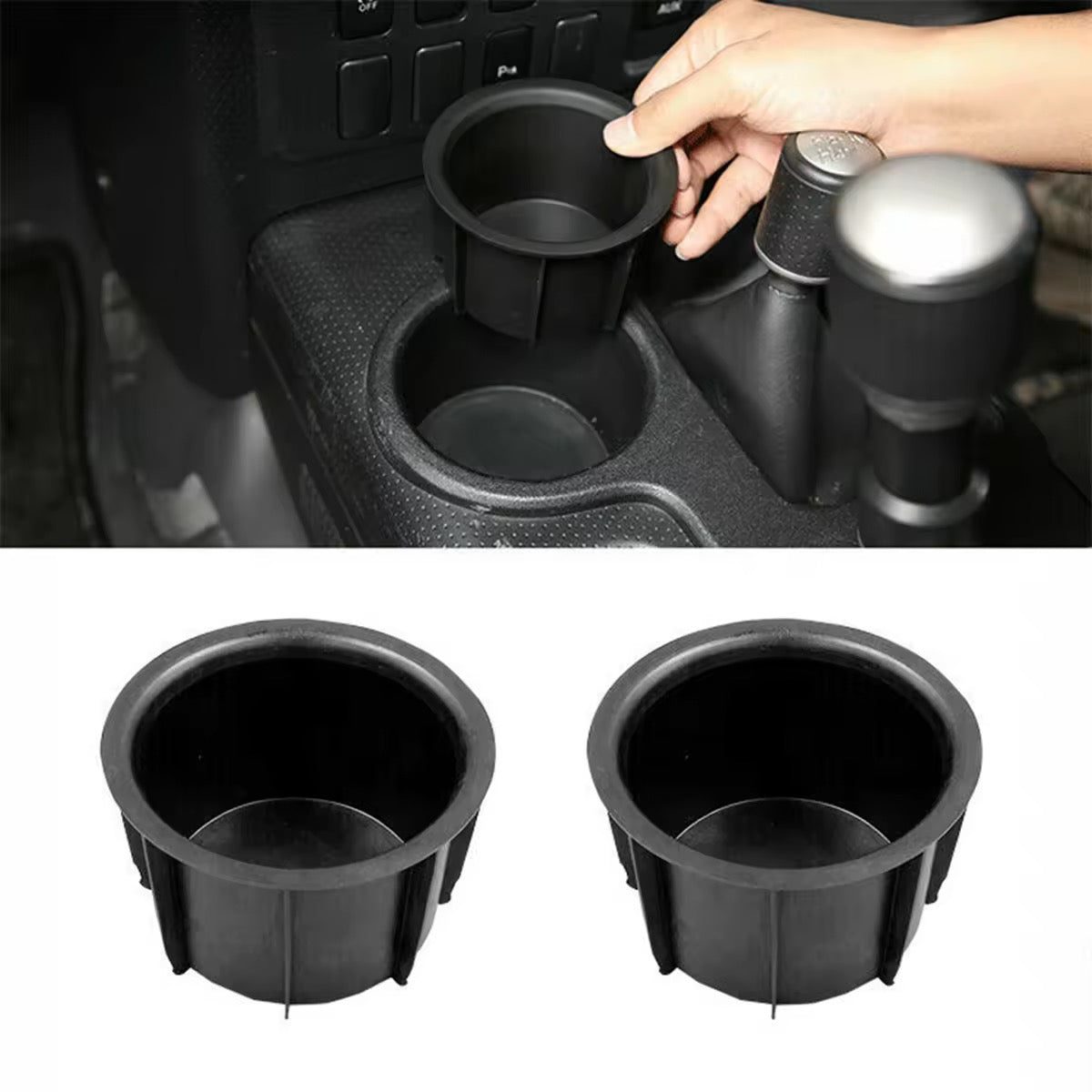 Fj Cruiser Center Console Cup Holder Rubber Insert for Toyota Fj Cruiser 2007-2023