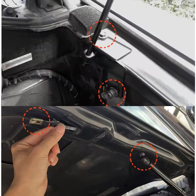 Mitsubishi Pajero Front Hood Lift Supports – Gas Struts / Shock Damper Props (Set of 2)
