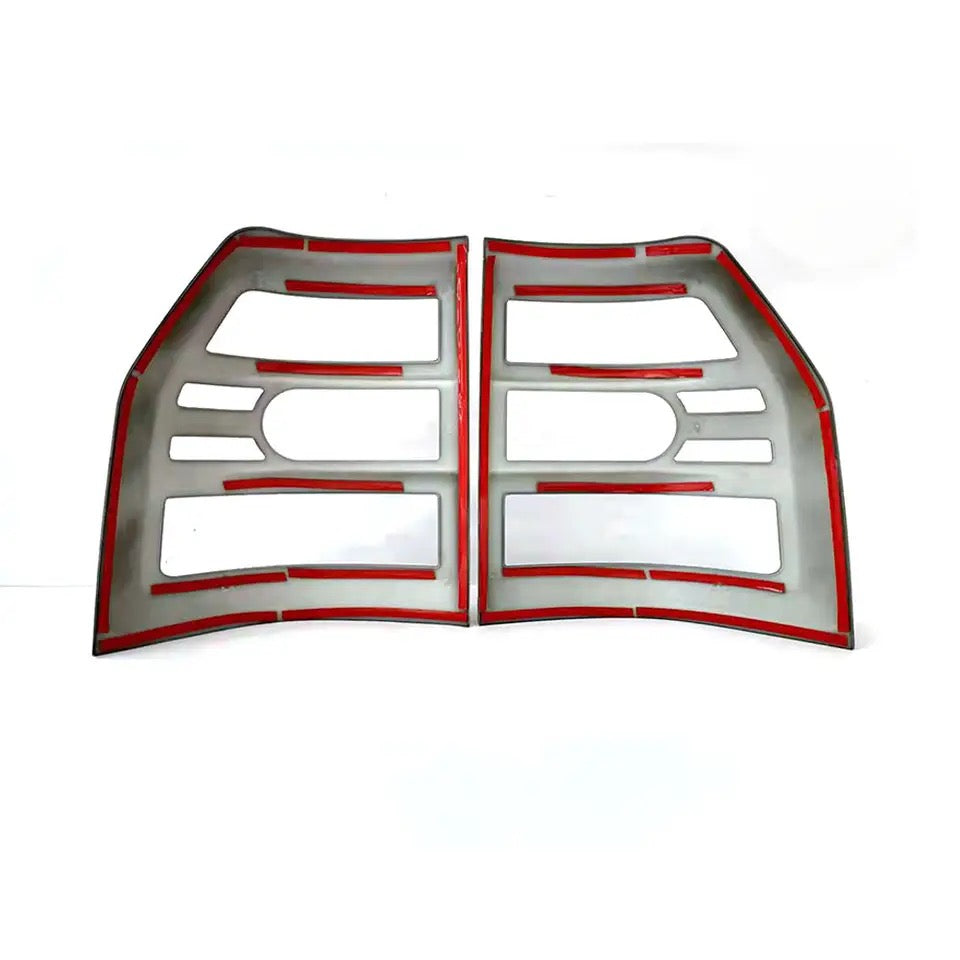 Mitsubishi Pajero Taillight Cover Decorative Frame – Rear Frame Taillight Protection Cover (4-Door, 2008–2022)