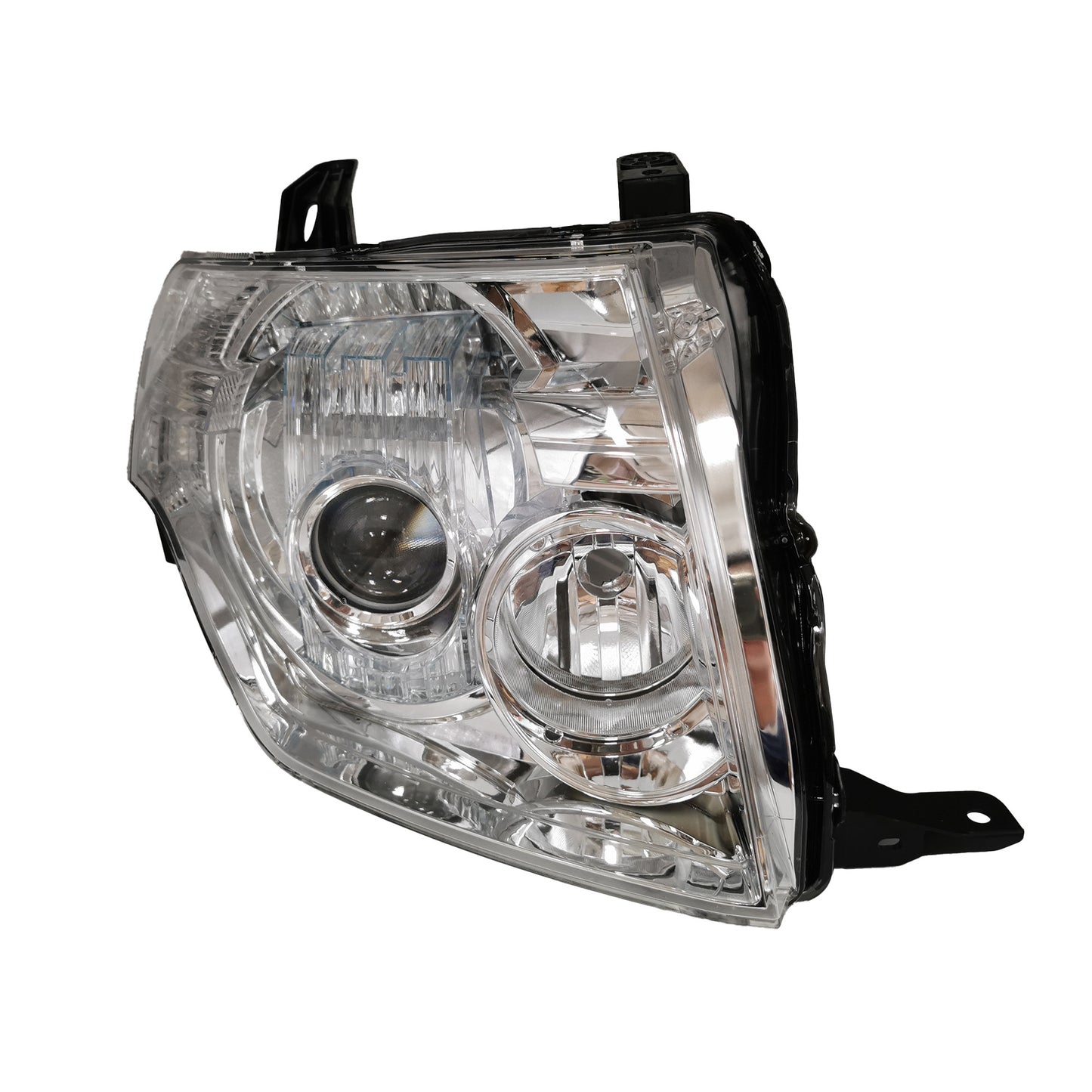 Mitsubishi Pajero V97 V93 Headlight Assembly with LED Daytime Running Lights DRL& dynamic Turn Signal v83 v73 v95 Modified 2007 up 2022 Front LED Lamp lens headlight streamer