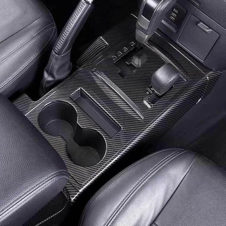 Mitsubishi Pajero Car Interior Carbon Stickers ABS Car Interior Protection Cover Body Kits For Mitsubishi Pajero 2007-2022 ABS Carbon Fiber Color Car Accessories Carbon Fiber Interior Modification 2007-2023 V97 V93 Interior Decoration Stickers