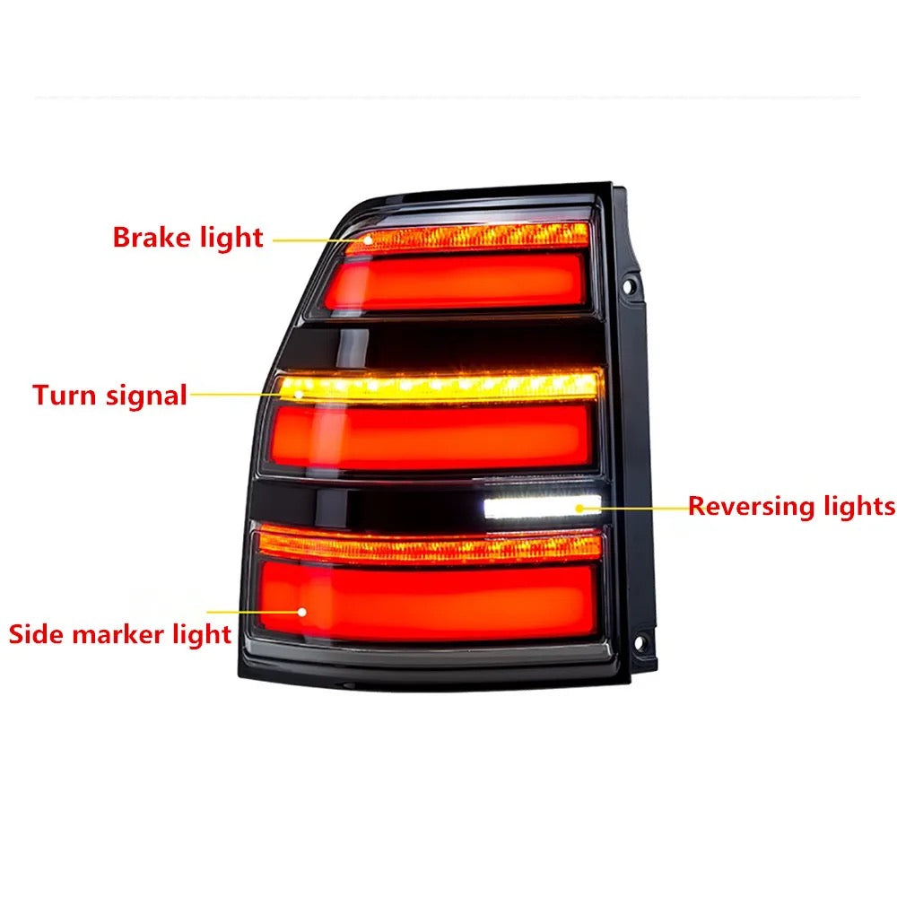 Tail Light For Mitsubishi Pajero V97 V93 V98 LED Rear Right Tail Brake Lights Rear Lamps Assembly High Quality Car LED Tail Light For Mitsubishi Pajero 2006-2023 Rear Running Light Brake Reverse Dynamic Turn Signal Car Accessories