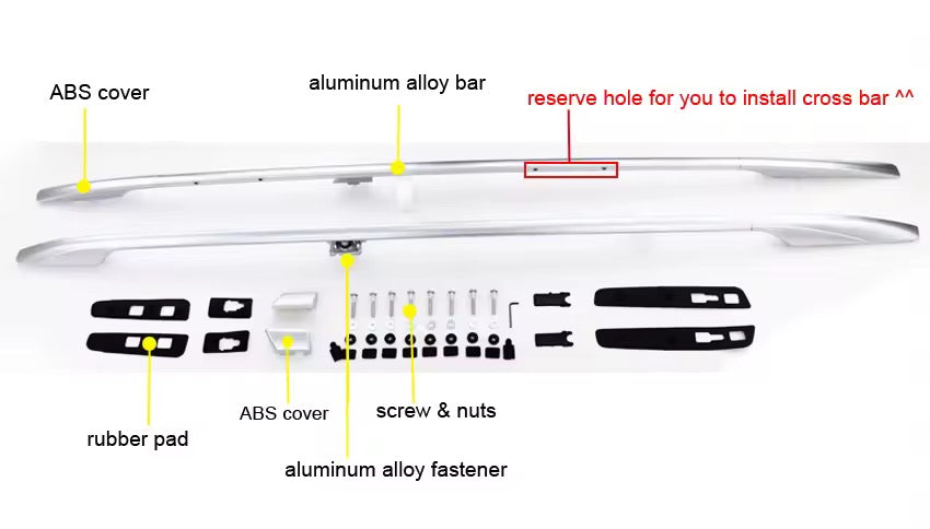 OE Roof Rail luggage 4pcs/se rack roof bar for Nissan Patrol/Armada Y62 2010-2025
