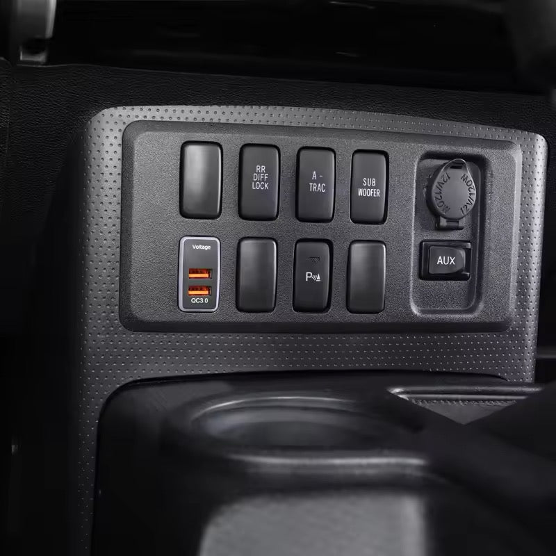 Toyota FJ Cruiser USB Charging FJ QC 3.0 Fast Charge Dual Charging Port USB Interface Socket Fast Car Charger Quick Charge Car Charging Adapter Use for VW Golf 7 Accessories Interior Accessories