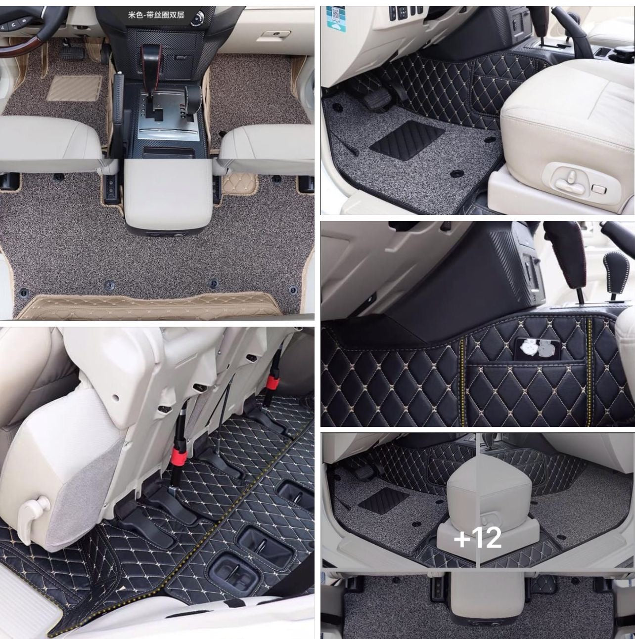 Mitsubishi pajero Floor matt Double layer 5D Custom Car Floor Mats For Pajero  2007 - 2023 Auto Carpets Foot All-Weather Protection &amp; Premium Comfort car Accessories