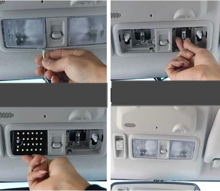 Mitsubishi Pajero Ceiling lamp LED modified reading lamp interior lamp auto parts LED shogun Montero V97V93 reading shed Reading Light Upgrade (2007–2023 Models) Interior Dome Lamp Modification | Bright White LED | Car Accessory Kit