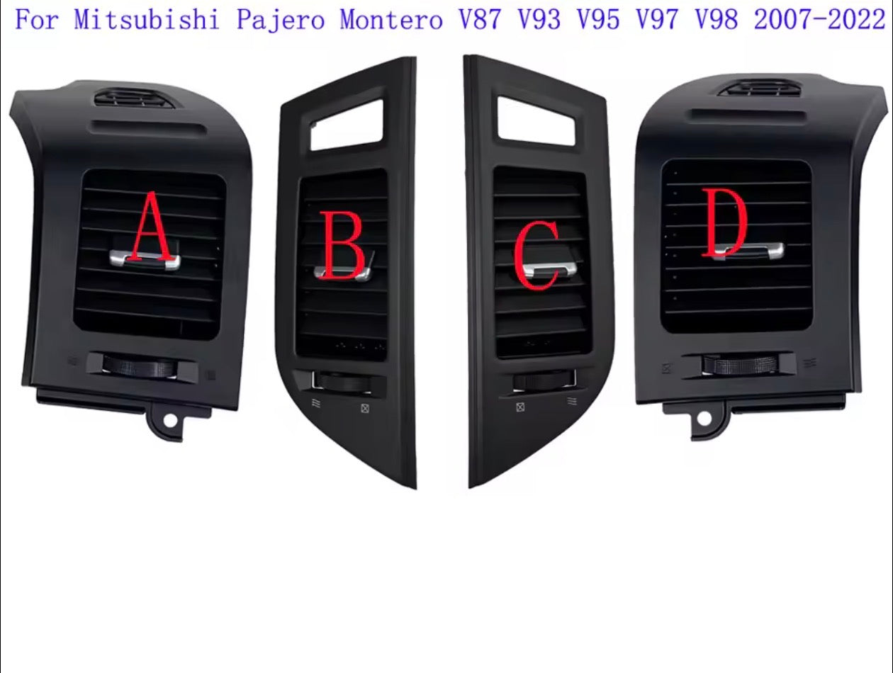 Mitsubishi Pajero Ac Vent Internal air vent Outlet For V87 V93 V95 V97 V98 2007-2022 Instrument Panel Board A/C Air Conditioner