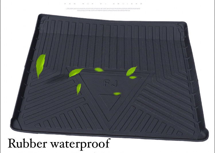 Toyota FJ Cruiser Styling Floor Mats Double Layer Custom Foot Pads Cover Interior for Toyota FJ Cruiser 2007-2023 Car Floor Mats Trunk Backrest Pad TPE Floorliner Rubber waterproof - interior car Accessories