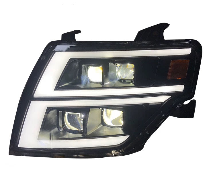 Mitsubishi Pajero V97 V93 Headlight Assembly with LED Daytime Running Lights DRL& dynamic Turn Signal v83 v73 v95 Modified 2007 up 2022 Front LED Lamp lens headlight streamer