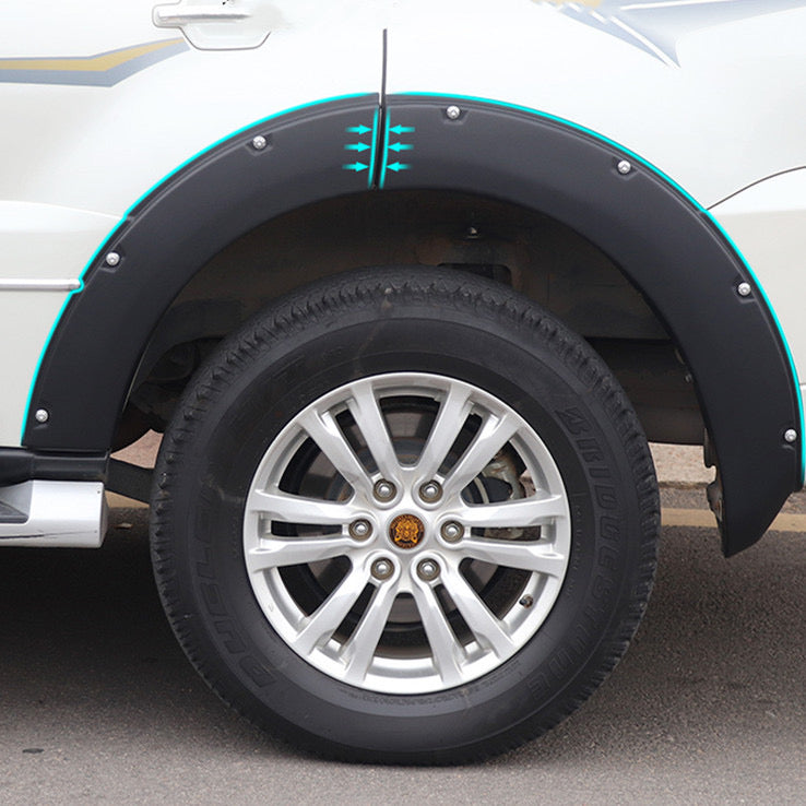 Mitsubishi Pajero Fender Flares Wheel Eyebrow Protectors (2007-2023) – ABS Fender Flares & Mudguard Arch Covers for 4x4 Offroad Accessories