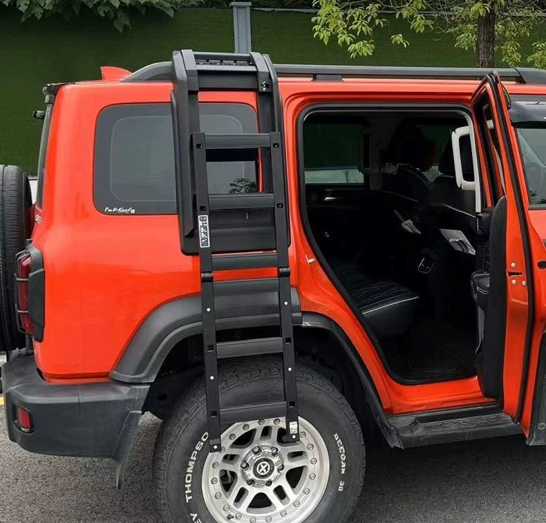 Universal ladder - cars Folding Aluminum Car Side Ladder & Roof Step