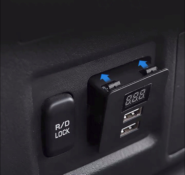 Pajero USB Interface V97 V93 V87 Original USB-Type Charging 220V Pajero Rear Inverter Charging Port Modification Accessories suitable 2007 up 2023