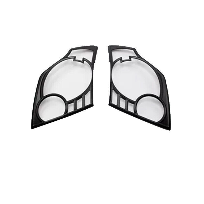 Mitsubishi Pajero Headlamp Covers Decorative Covers (2007-2023) – k ABS Matte Black Front Headlight Cover Decorative Frame Accessories