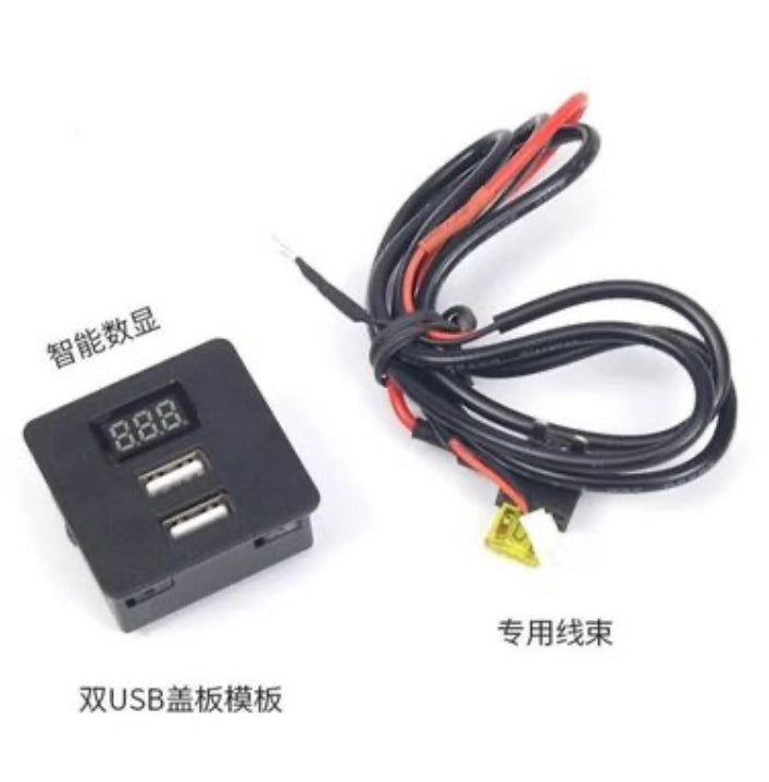 Pajero USB Interface V97 V93 V87 Original USB-Type Charging 220V Pajero Rear Inverter Charging Port Modification Accessories suitable 2007 up 2023