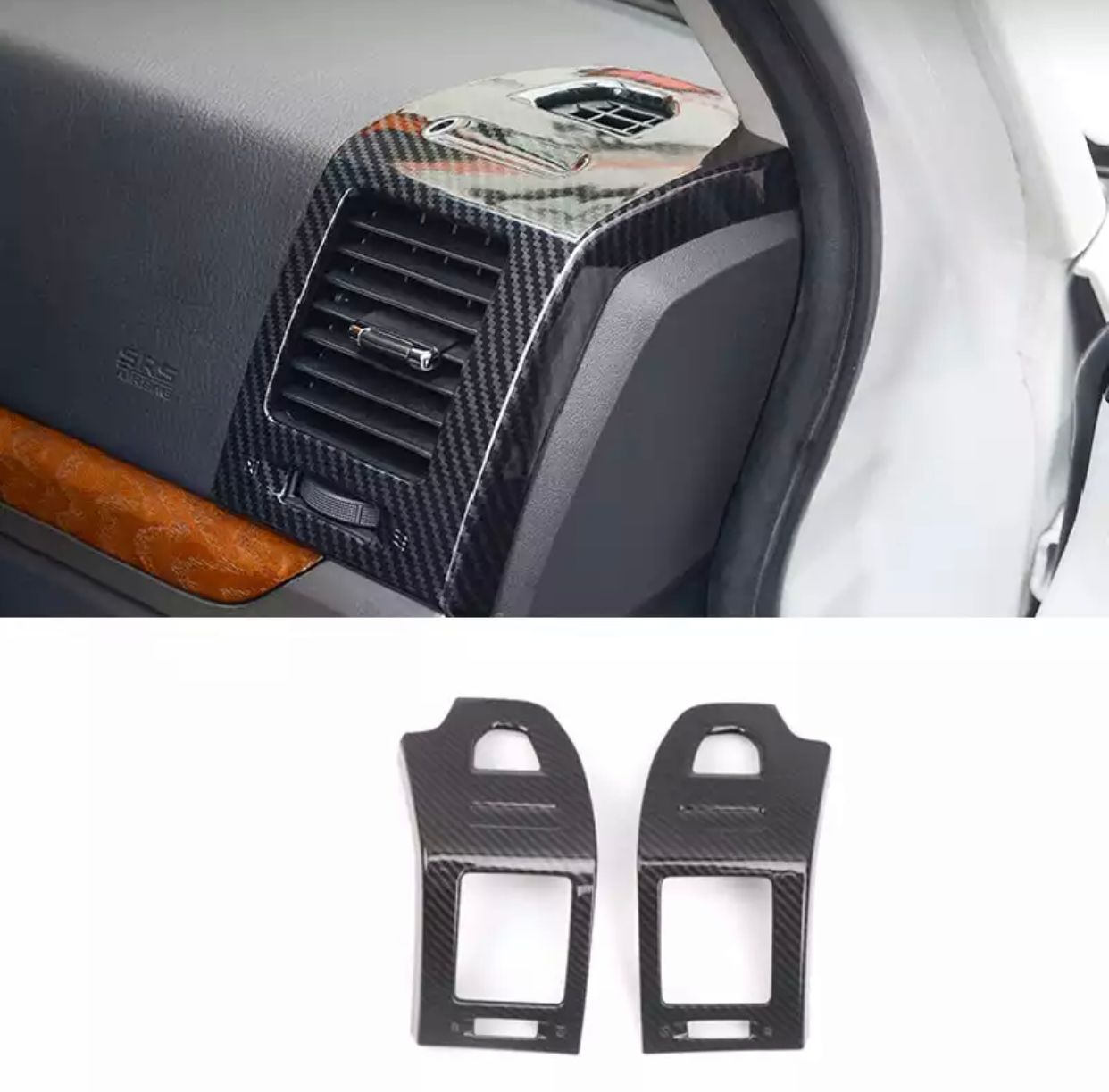 Mitsubishi Pajero Car Interior Carbon Stickers ABS Car Interior Protection Cover Body Kits For Mitsubishi Pajero 2007-2022 ABS Carbon Fiber Color Car Accessories Carbon Fiber Interior Modification 2007-2023 V97 V93 Interior Decoration Stickers