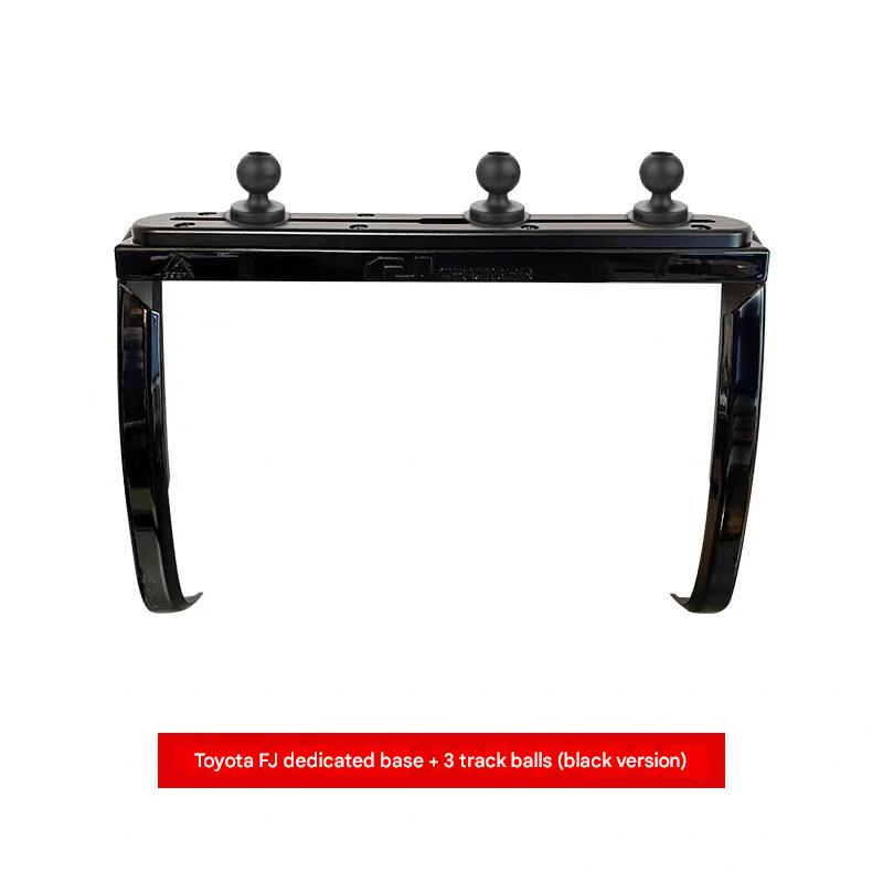 Toyota FJ Cruiser Central Control Track Expansion Bracket Parking Meter Mobile Phone Holder FJ Cruiser  (2007–2023)  GoPro Camera Stand Dash Accessory Rail Mount
