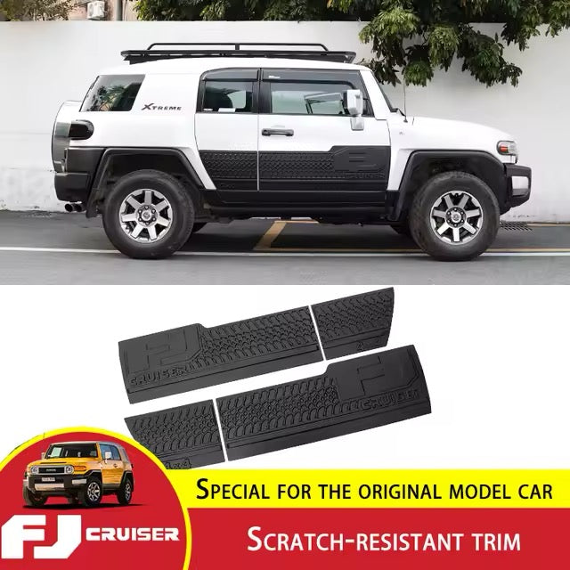 FJ Cruiser Door Anti-Rubbing Decoration Trim (2007–2023) – Scratch-Resistant Exterior Accessory